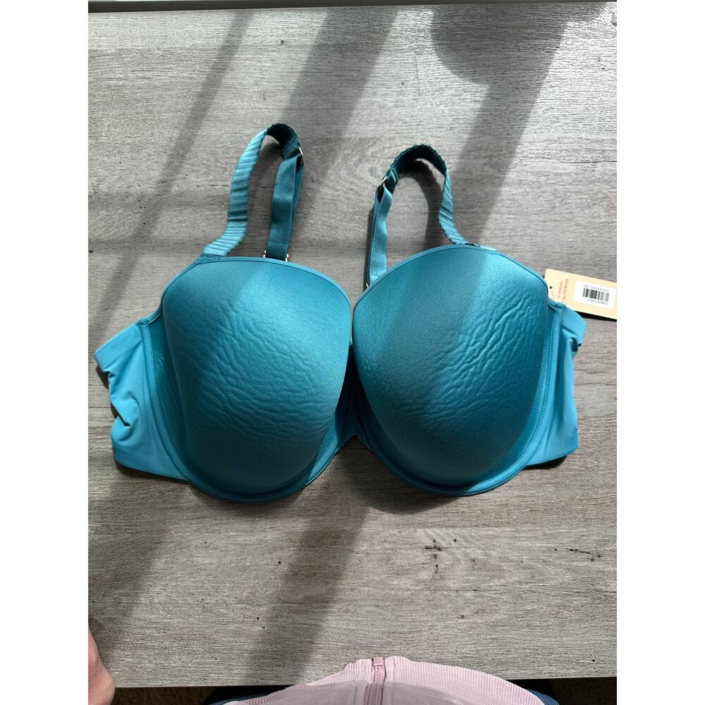 NWT Thirdlove 24/7 Classic T-Shirt Bra Teal 42E